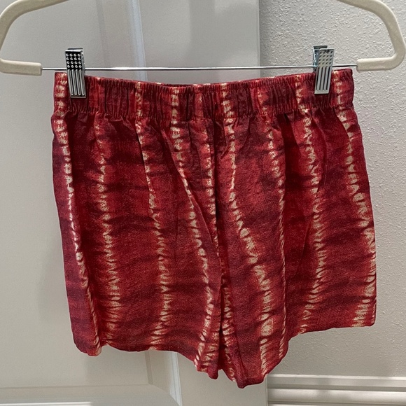 NWT Rhythm Sahara Red Tie Dye Beach Short (Size 4) - Picture 4 of 5